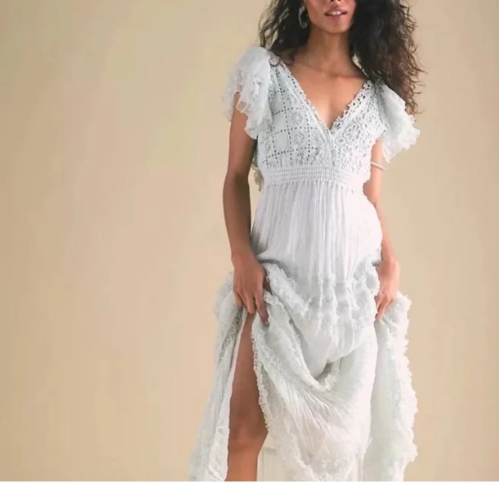 Free People BHLDN Water Lily Maxi Dress